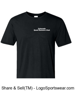 CQR Gildan Adult DryBlend 50/50 Short Sleeve T-Shirt Printed - Black Design Zoom