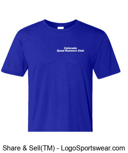 CQR Gildan Adult DryBlend 50/50 Short Sleeve T-Shirt Printed - Sport Royal Design Zoom
