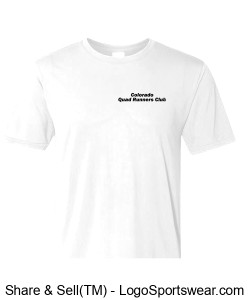 CQR Gildan Dryblend 50/50 Short Sleeve Shirt - White Design Zoom